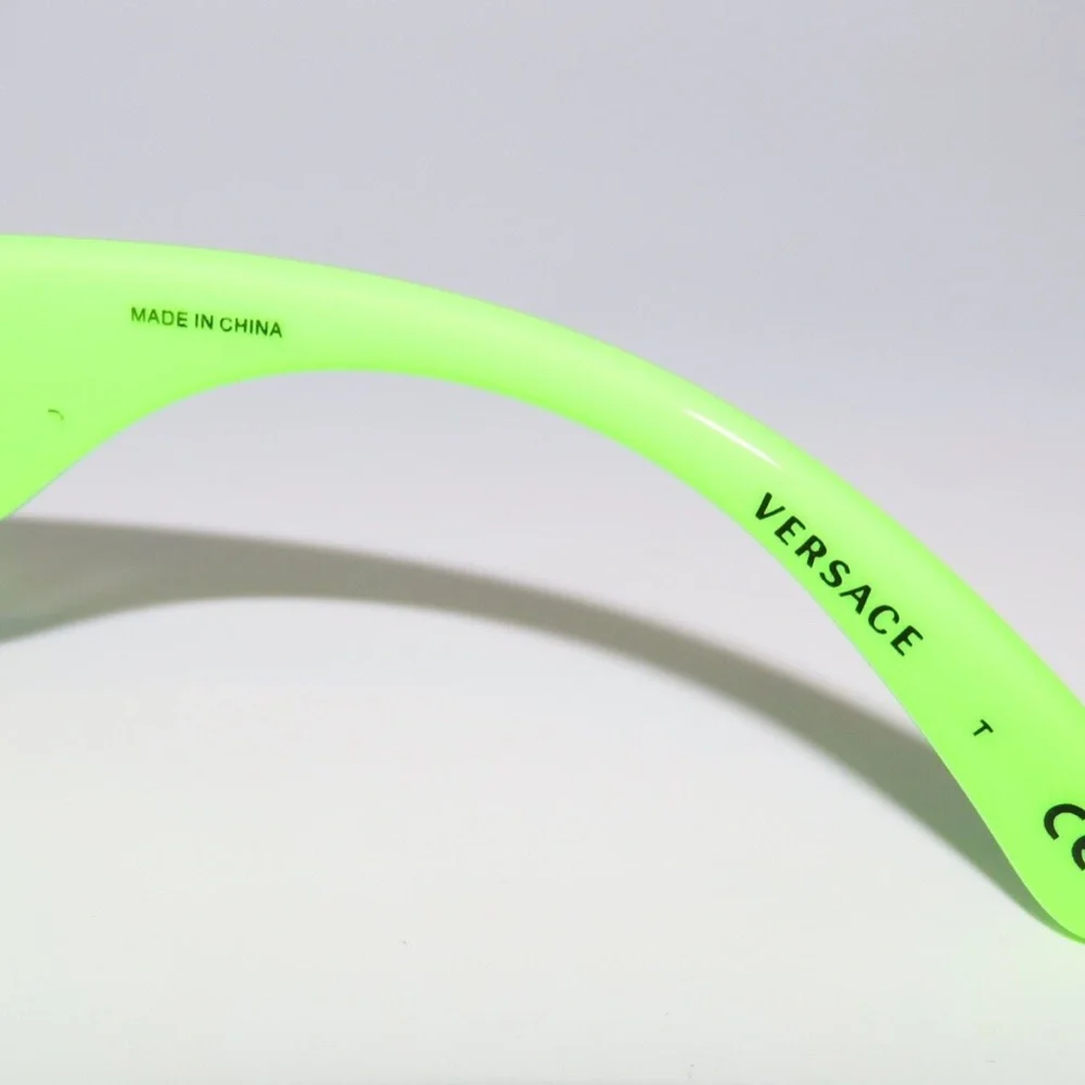 Versace Kids Sunglasses VK4429U 536987 Fluo Green Gray Gold JR 4429